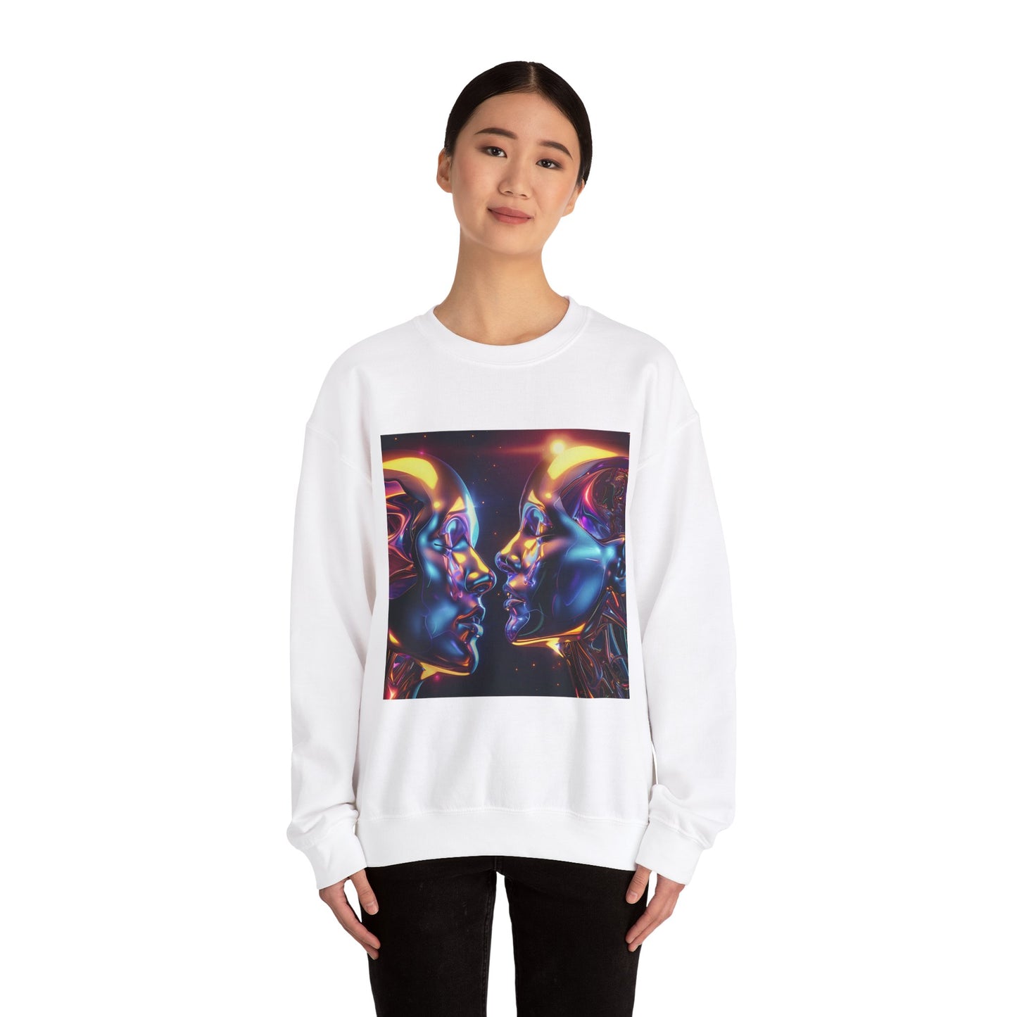 annu LOVE album art sweatshirt - eco-friendly unisex heavy blend™ crewneck