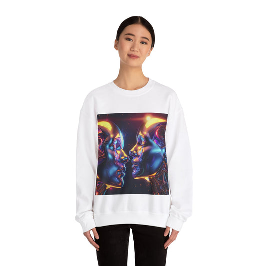 annu LOVE Album Art - Eco-friendly Unisex Heavy Blend™ Crewneck Sweatshirt