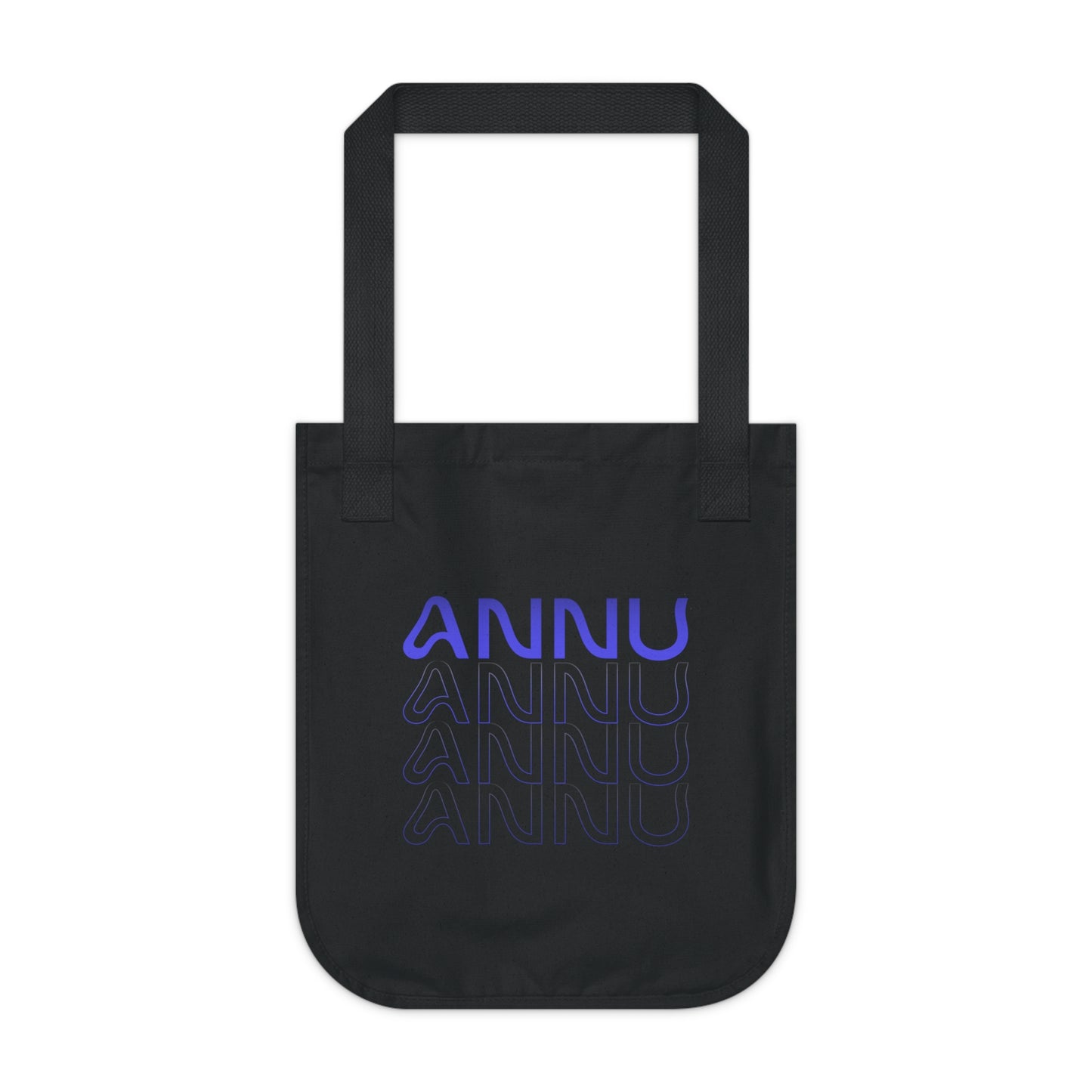 annu Logo + LOVE album art - two-sided organic canvas tote bag